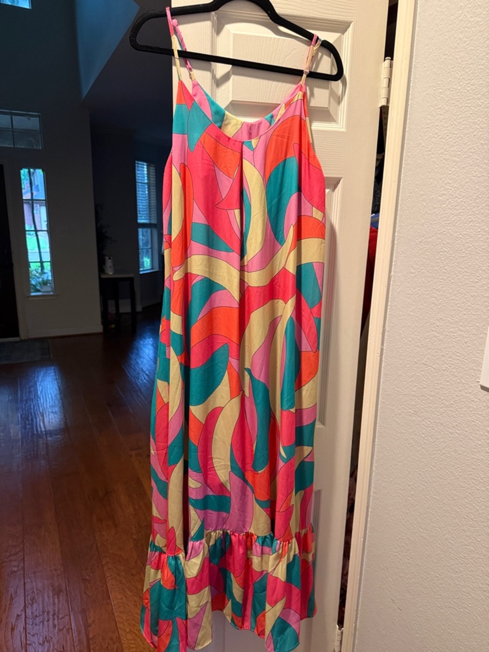 Cezele Abstract Maxi dress